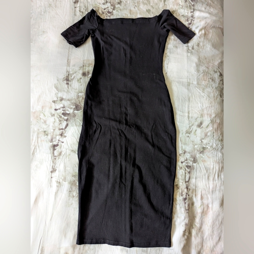 The Fifth Label black off shoulder bodycon midi dress size small